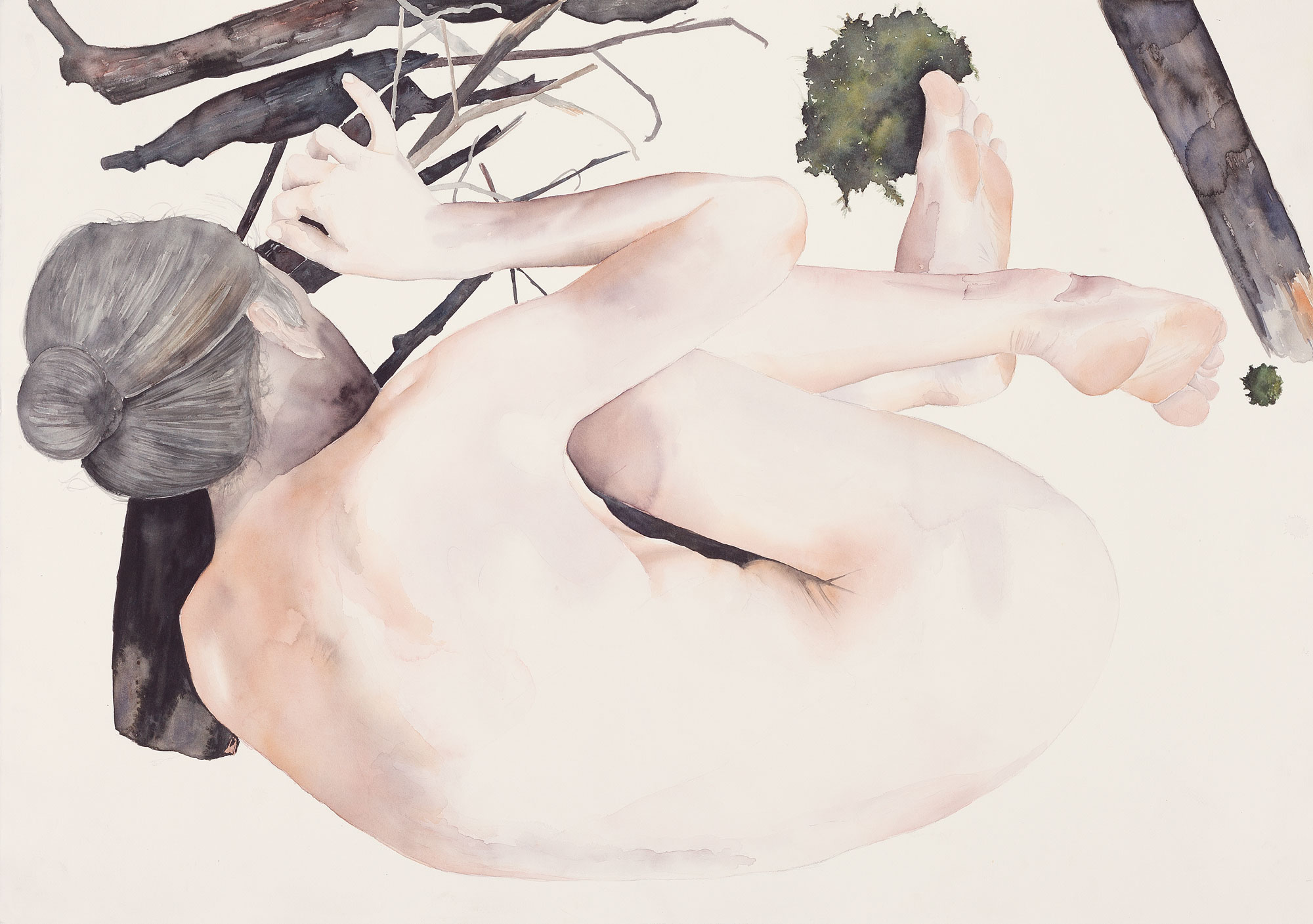 Rituals of transition #2, 2015. Watercolor on paper, 80 x 113 cm